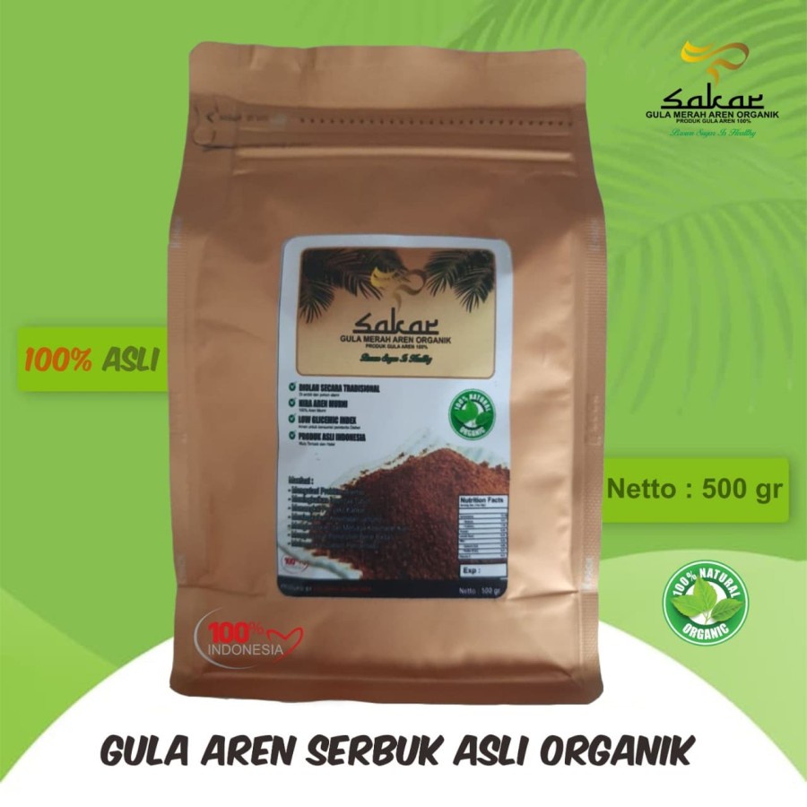 

Gula Aren Kawung Bubuk Asli 100% Organik 1kg