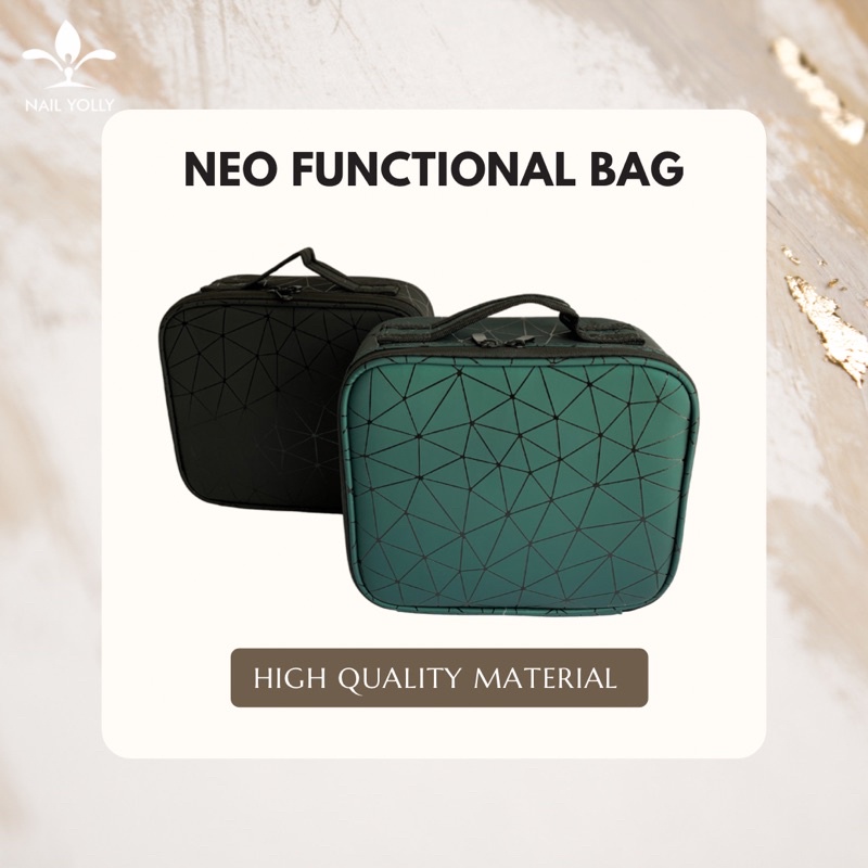 Neo Functional Cosmetic Bag - Tas Kosmetik - Travel Cosmetic Bag - Tas Nail Art