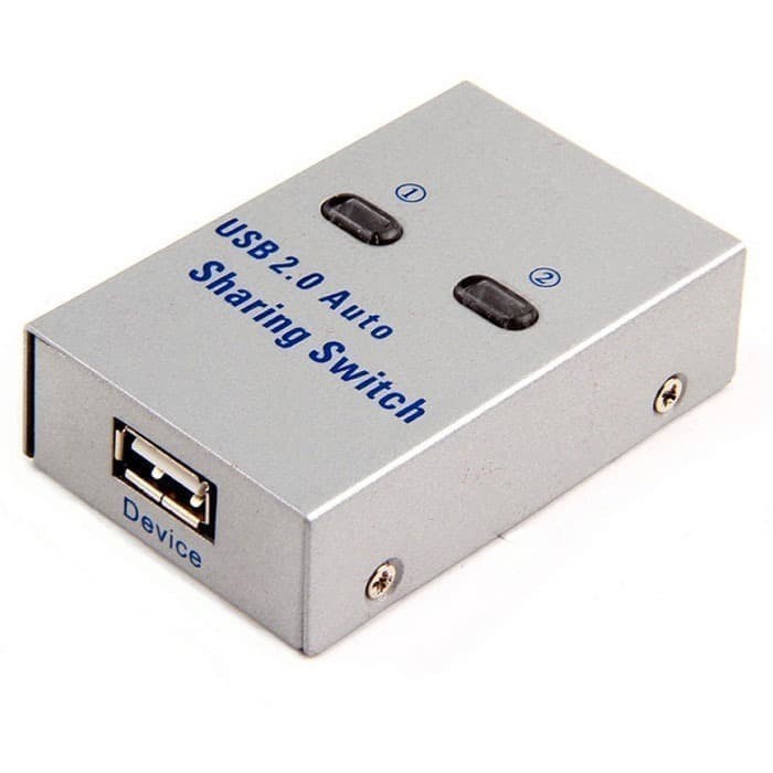 USB DATA SWITCH AUTO 1 TO 2 USB PRINTER SHARING 2 PORT - RESMI