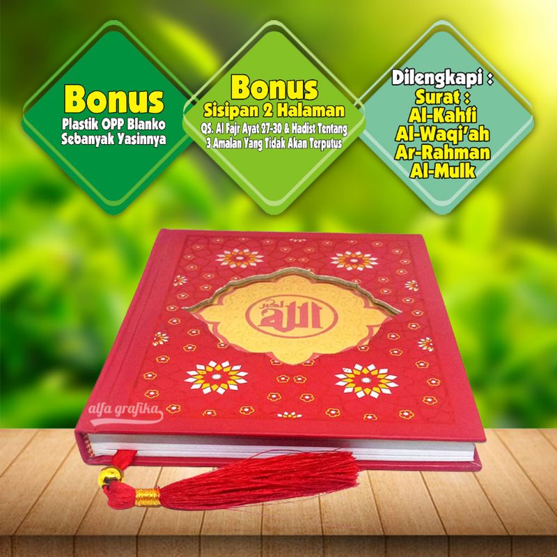 

buku yasin model terbaru - yasin hard cover doft