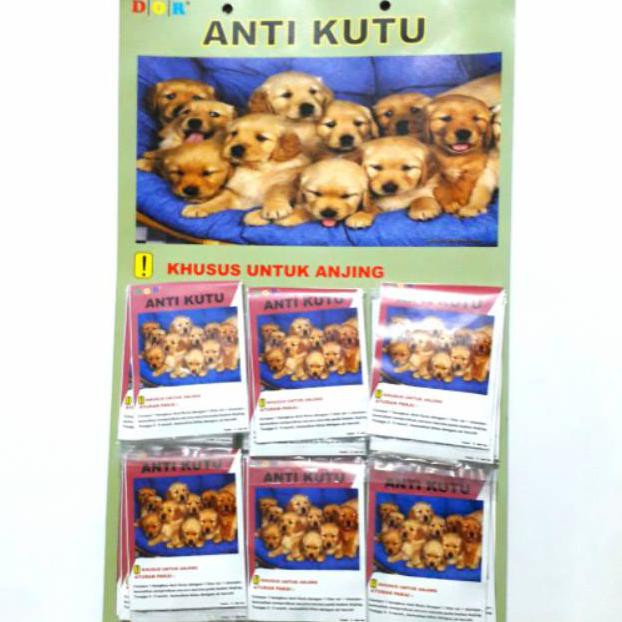 Obat Pembasmi Kutu Anjing Paket 24 Sachet