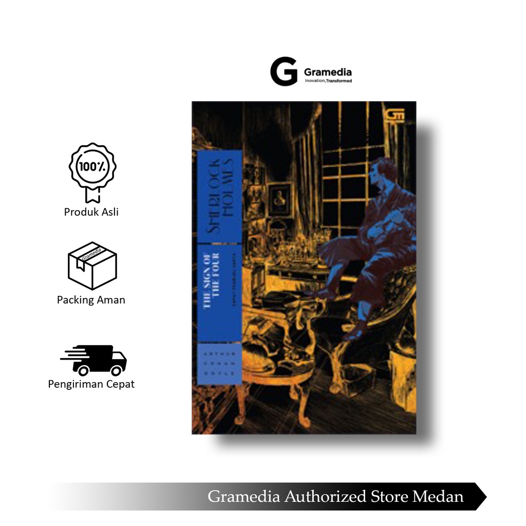 Gramedia Medan - EMPAT PEMBURU HARTA (THE SIGN OF FOUR) *HARD COVER