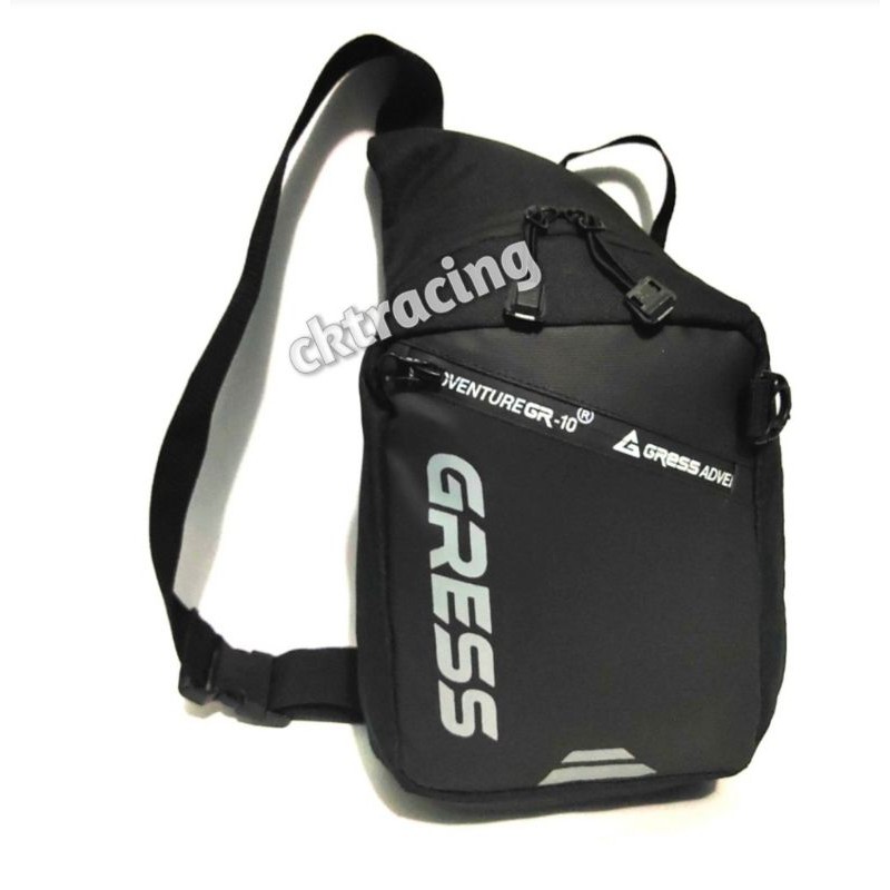 tas selempang slingbag - sling bag waist bag gress adventure outdoor