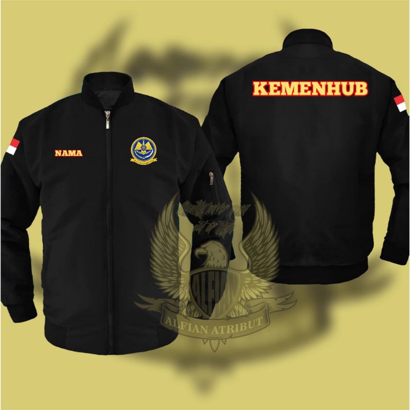 Jaket KEMENHUB,jaket bomber kemenhub terbaru