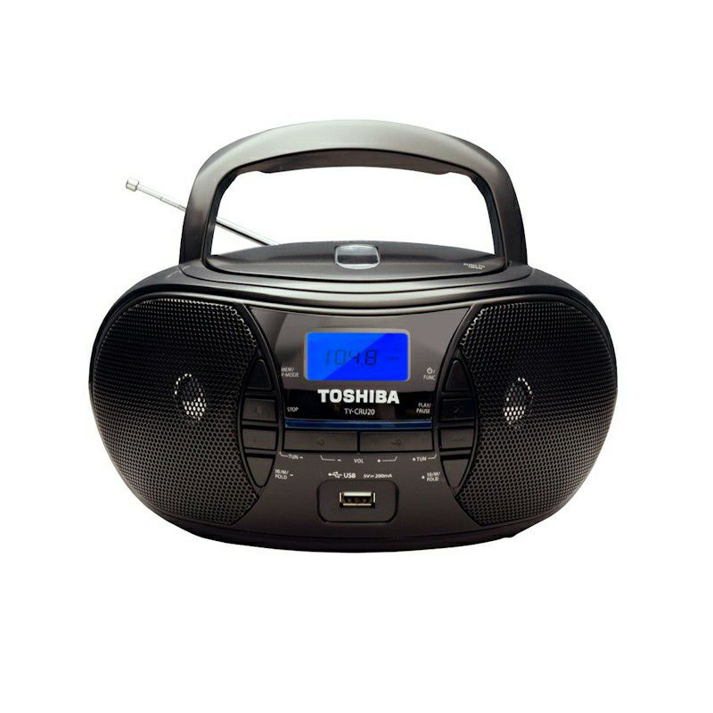 Toshiba Mini Compo TY CRU20 CRU 20 Radio CD USB Radio Toshiba Portable Radio Portable