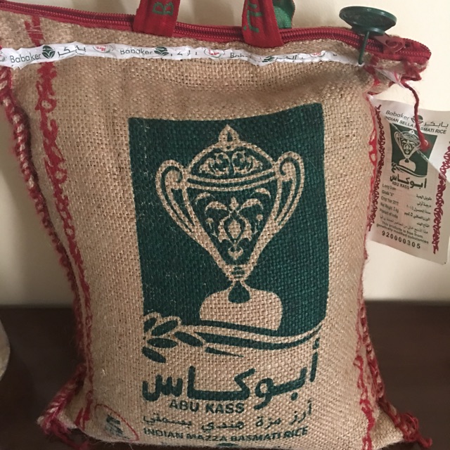Beras Basmati Abu kass ASLI INDIA 5 kg TERLARIS
