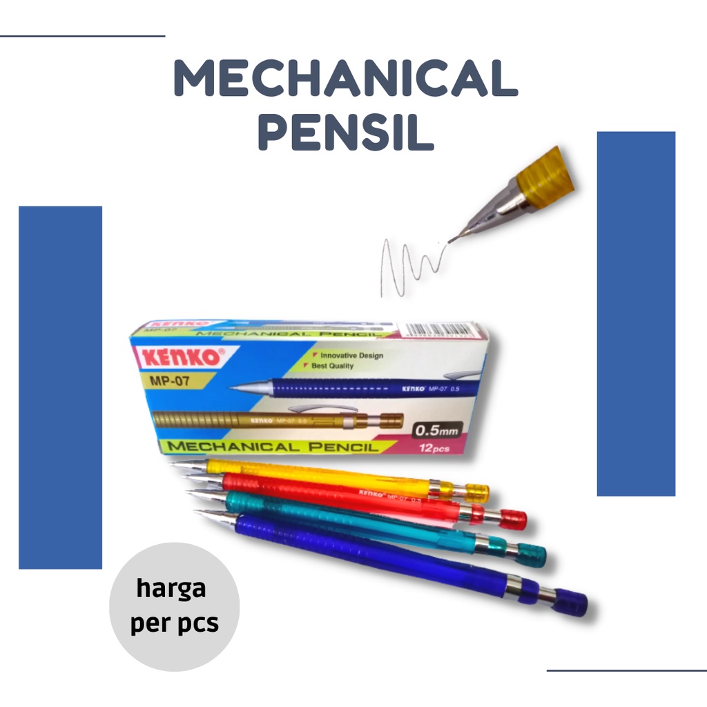 

MECHANICAL PENCIL PENSIL MEKANIK ISI 3PCS (OFF-30)