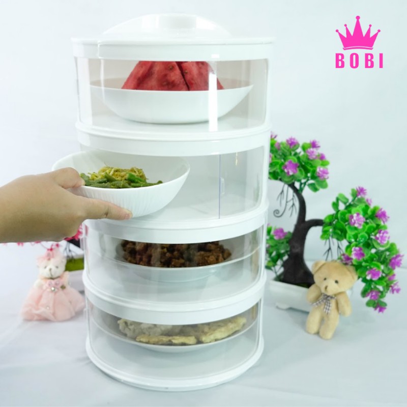 PROMO !!!!!! Rak Susun Makanan  - Tempat Display Penyimpanan Makanan - Food Container Display