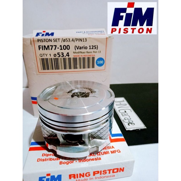 FIM77 Piston Kit Seher Vario125