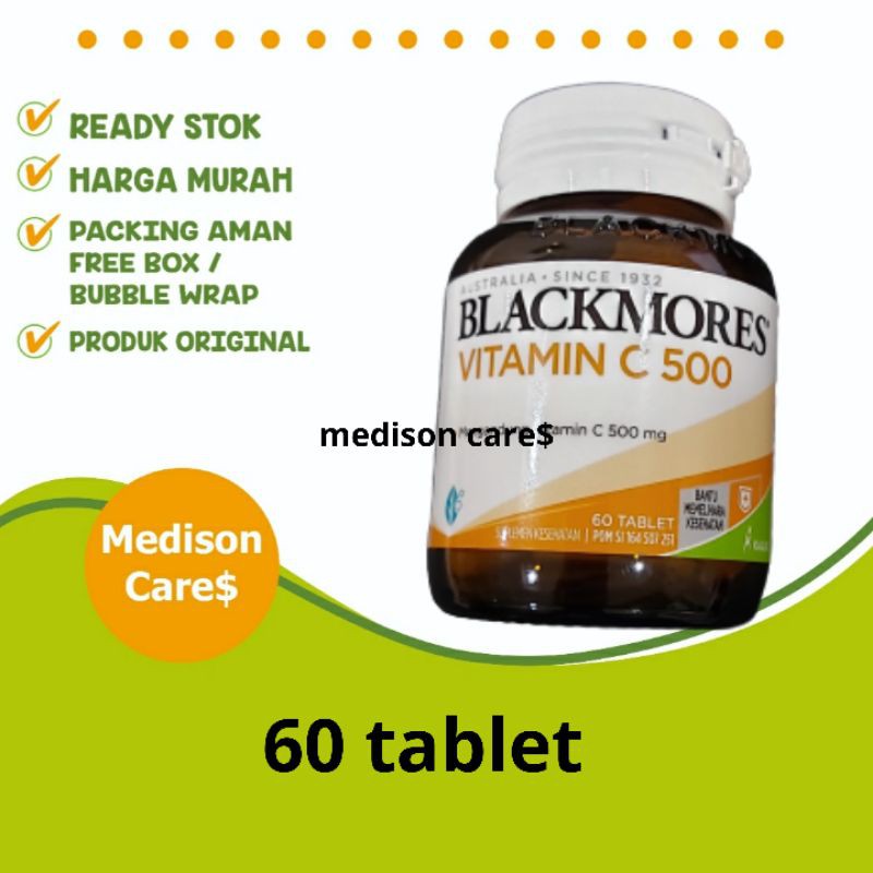 blackmores vitamin c 500 | 60 tab