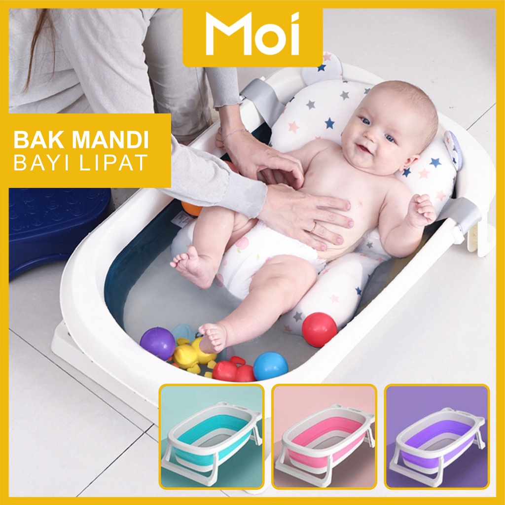 Bak Mandi Bayi Lipat / Bathub Portable / Peralatan Bayi