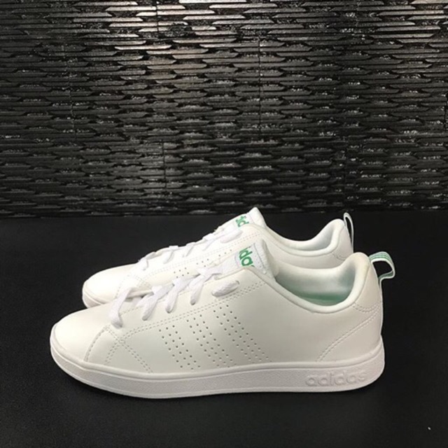 sepatu adidas original neo advantage white green