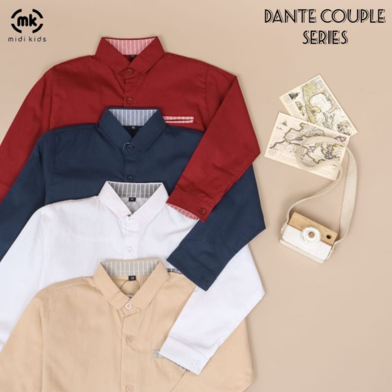 Afsheenastore Kemeja Anak Laki Laki Dante series