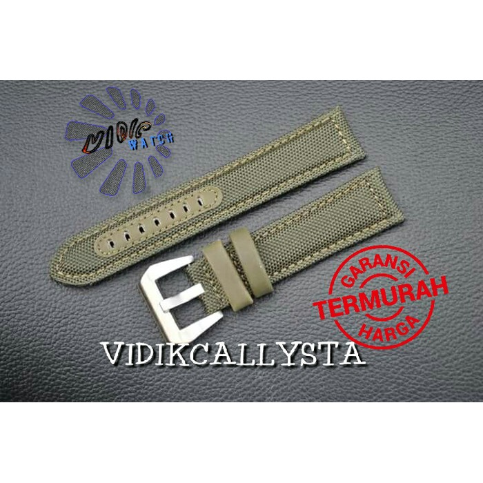 TALI JAM 22 24 26 CANVAS KOMBI KULIT ORIGINAL ORI OEM 22MM 24MM 26MM