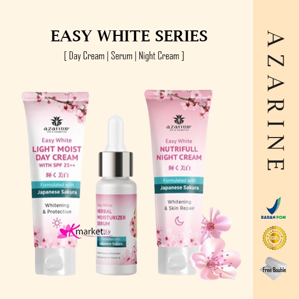 Azarine Easy White Series [ Serum | Day Cream | Night Cream ]