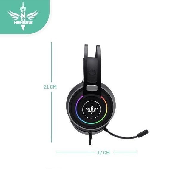 Headset Gaming NYK Nemesis Akkadia HS-E12 USB 7.1