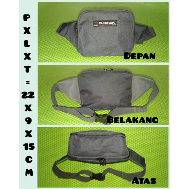 Tas Selempang Pria Tracker dan Jansport Waistbag Tracker dan Jansport Murah
