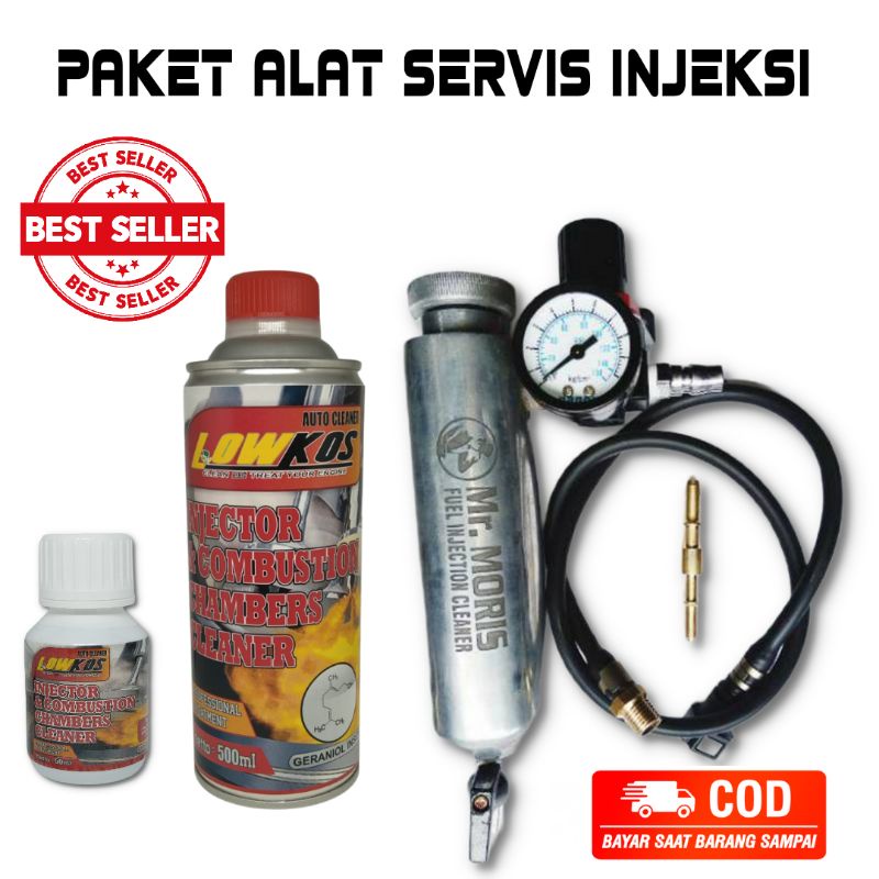 Paket Alat Servis Injeksi / Injector Cleaning Tools + Cairan Infus Injector Cleaner