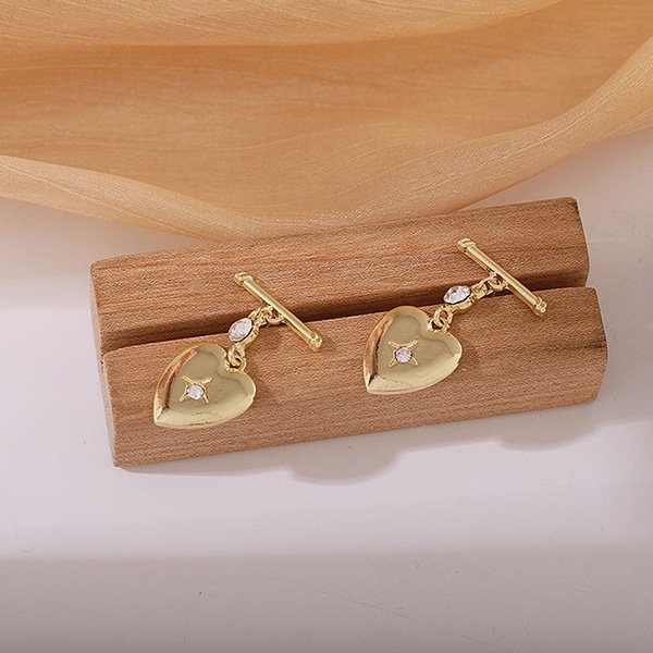 anting s925 hati love summer style stud earrings jan307 (3f4)