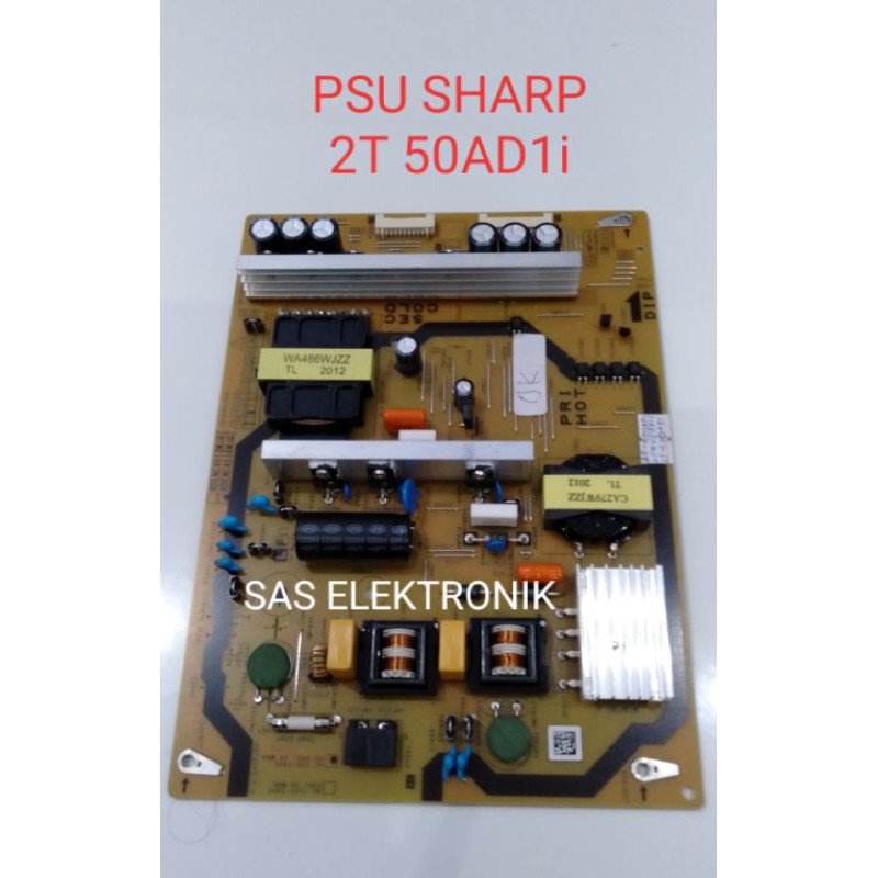 PSU POWER SUPLAY REGULATOR LED SHARP LC 2T-C50AD1I PSU 2T-C50AD1