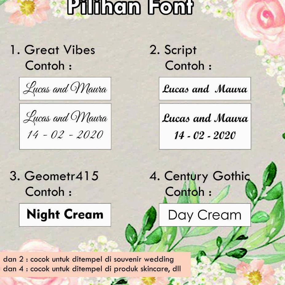 

Super Promo 8S0UY Stiker / label nama transparan souvenir MURAH cuma 99 perak. Stiker wedding / stiker pernikahan / stiker skincare 36 Big Sale