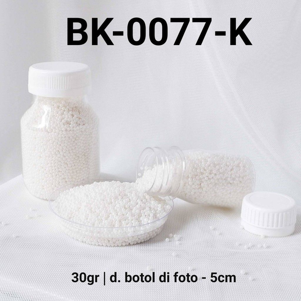 

BK-0077-K Sprinkles sprinkle sprinkel 30gr 30 gram mutiara putih