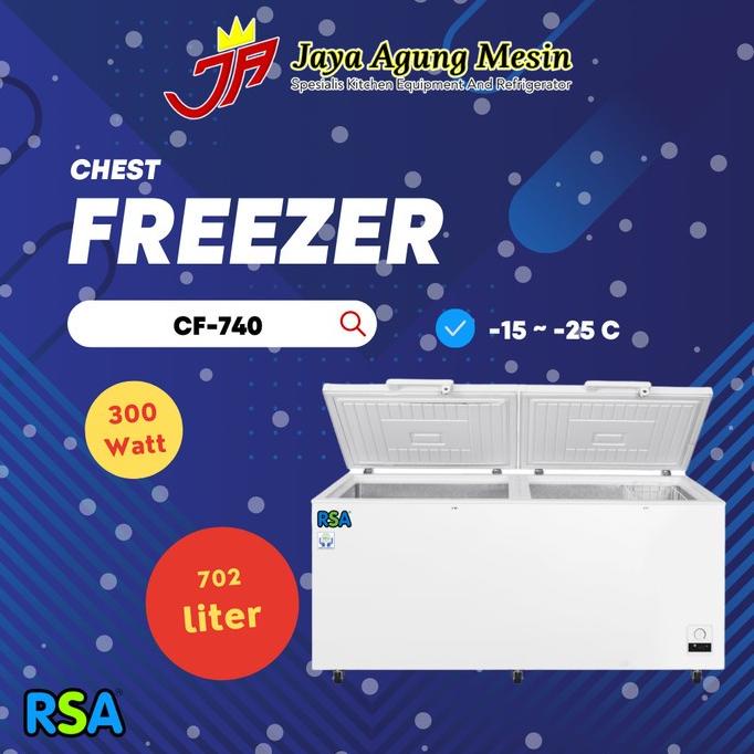 Chest Freezer RSA CF-740 / Frizer Box 700 Liter RSA CF 740