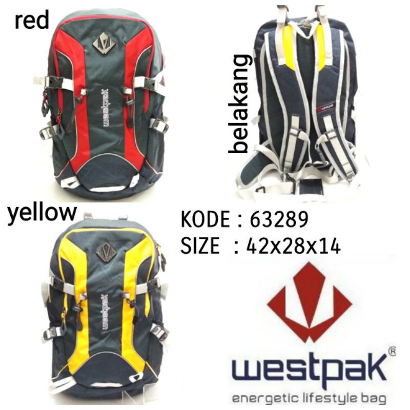 TAS RANSEL BACKPAK COWOK WESTPAK 63286 20L