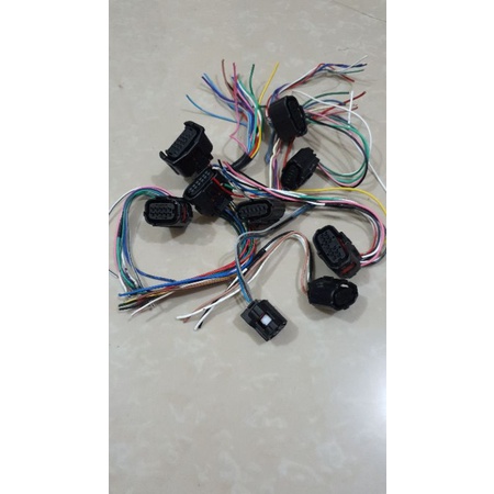 kabel soket konektor modul scu remot keyless pin 12 original yamaha new mio s fino xeon soul gt