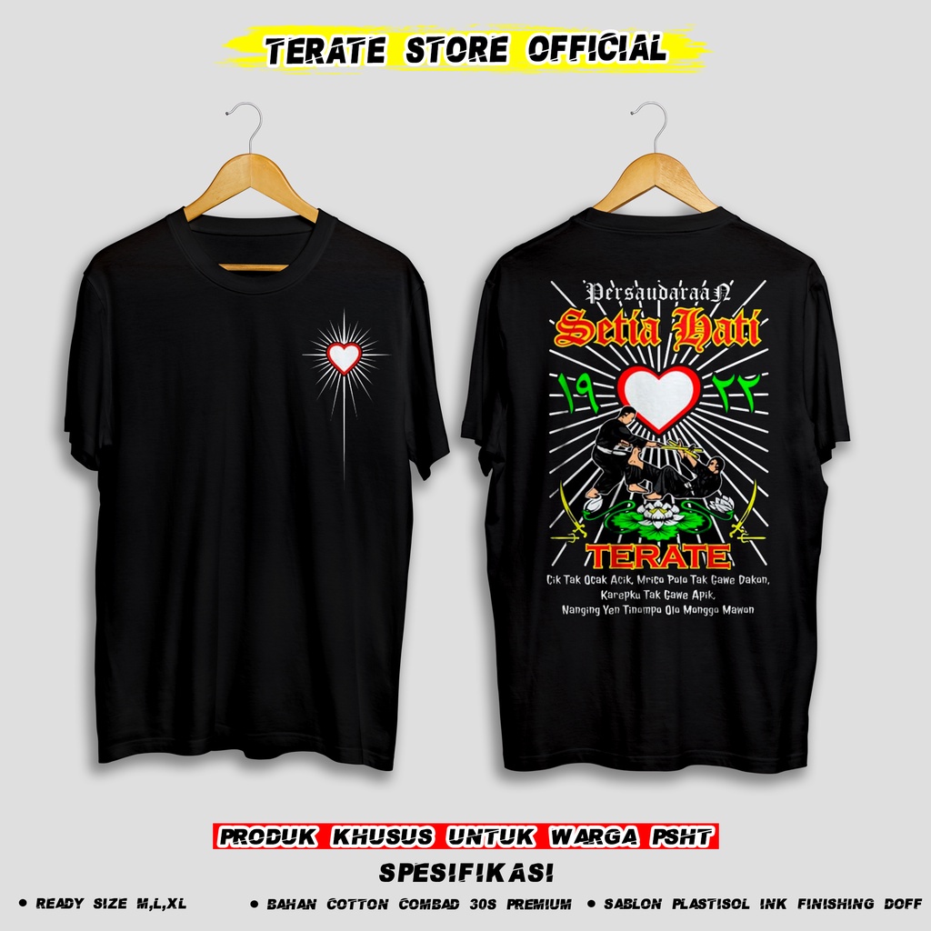 ATRIBUT PSHT - KAOS PSHT 1922 ARAB CLASIC SPESIAL EDITION (BERBAHAN DISTRO DAN BISA COD) TERATE STOR