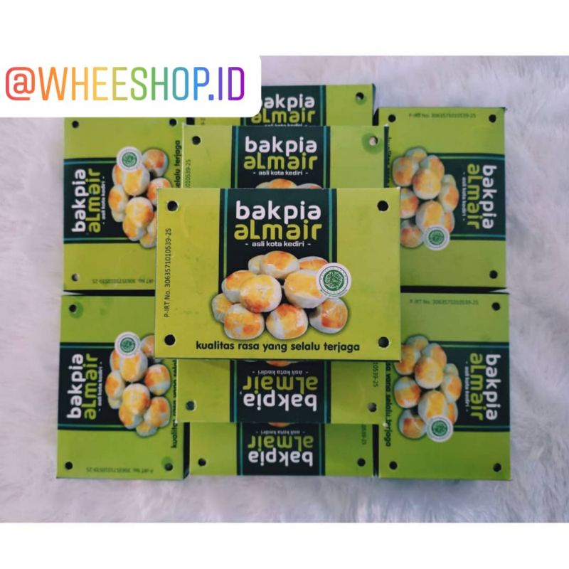 

[WHEE SHOP] BAKPIA ALMAIR OLEH - OLEH KHAS KOTA KEDIRI ISI 10 BIJI