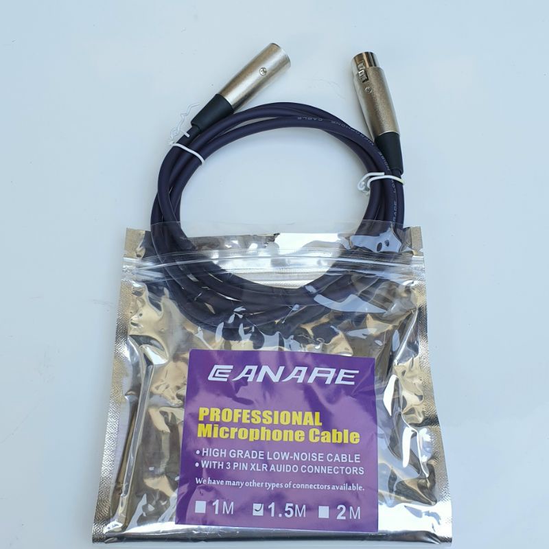 Kabel Audio 1.5 Meter Canon Male to Canon Female CANARE PROFESIONAL CABLE