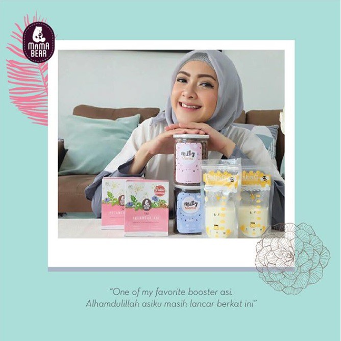 MILKY MAMA Cookies Asi Booster Kue Pelancar Asi Enak Kukis Cookies / Kookie Bites Mama Bear CBKS SBC