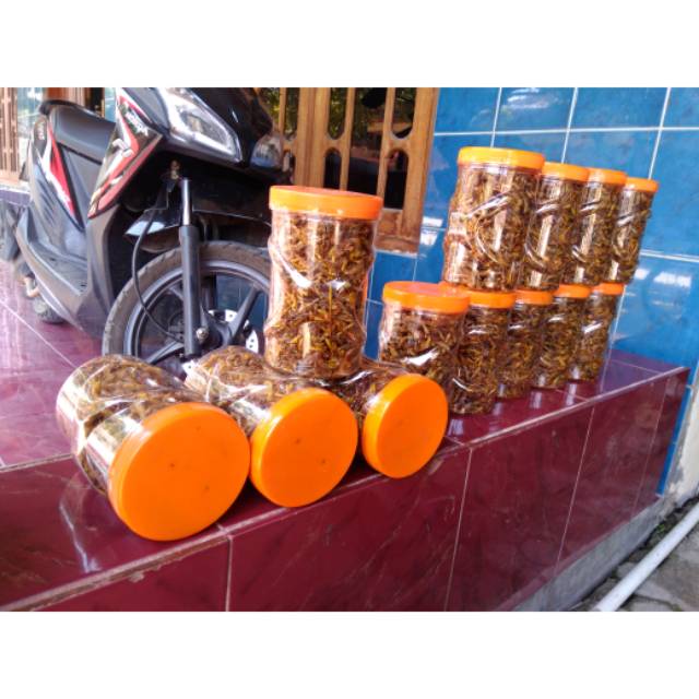 

Belalang goreng utis berat 200gram