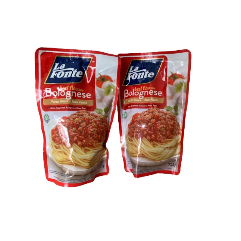 

Saus lafonte bolognese pasta 315gram