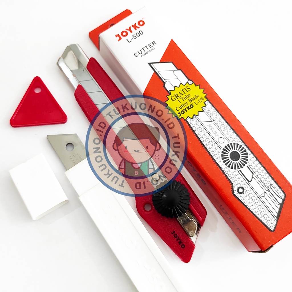 

JOYKO Cutter Besar L500 (FREE 1 TUBE REFILL Isi Cutter L150) Silet