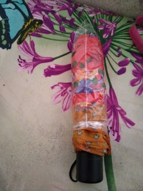 Payung Lipat 2 Kembang Bunga - L2003