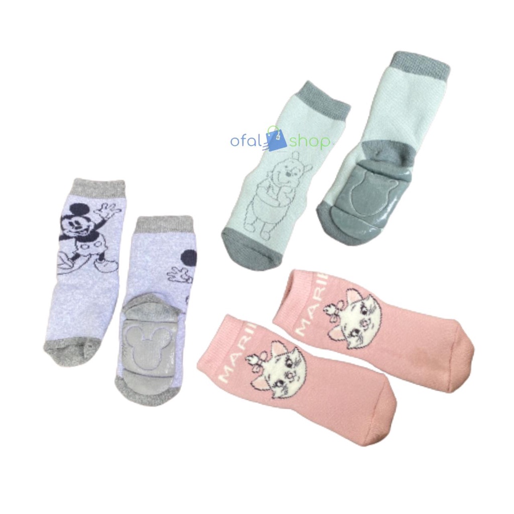 3 pcs Kaos kaki anak PAUD &amp; TK / kaos kaki anak motif boneka / kaos kaki lucu