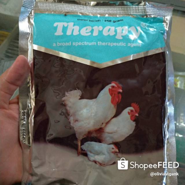 THERAPY 250g obat pilek, kedinginan ayam dari medion