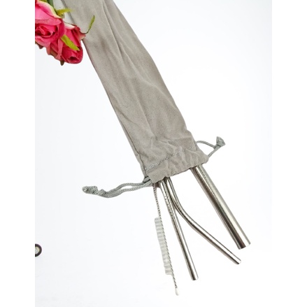 SEDOTAN STAINLESS/SOUVENIR NIKAH/STAINLESS STRAW LENGKAP/SOUVENIR UNIK/SOUVENIR ECO FRIENDLY