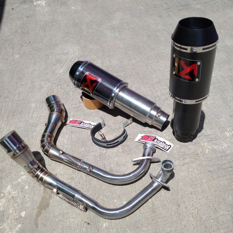 Knalpot akrapovic Nmax Aerox 155 Vario Beat street Scoopy new Xride mio soul Adv pcx Genio-3