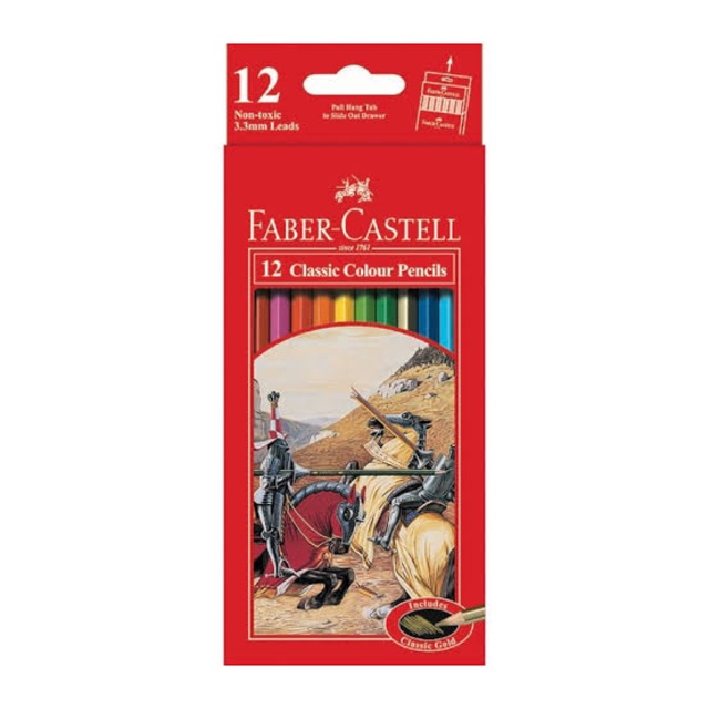 

Faber Castell (Classic/Watercolor) Pencils 12Color