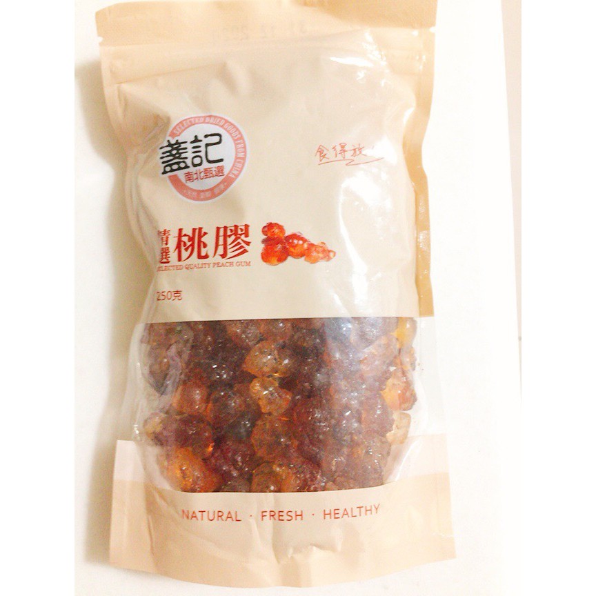 

peach gum Tao jiao 桃膠