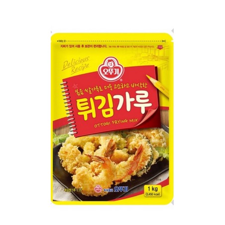 

Korean Ottogi Frying Mix Powder 1KG Tepung Bumbu Tempura Goreng