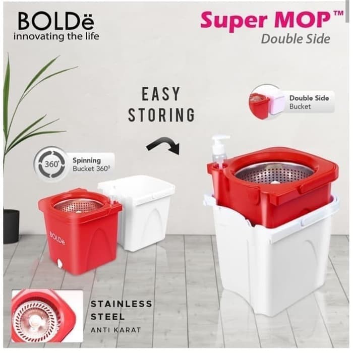 Bolde Super Mop Alat Pel - Double Size