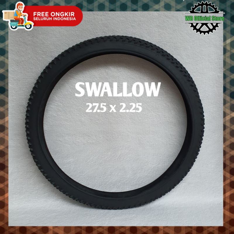 Ban Luar 27.5 x 2.25 Sepeda MTB Gunung. Ban Luar Swallow 27.5 x 2 25 2,25 Deli Tire Hitam Not Kenda