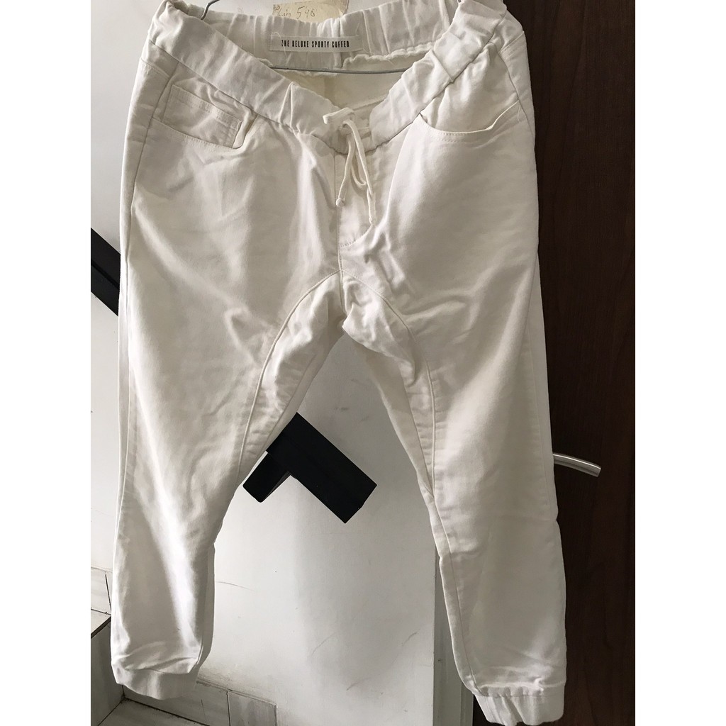 Celana Jogger Putih