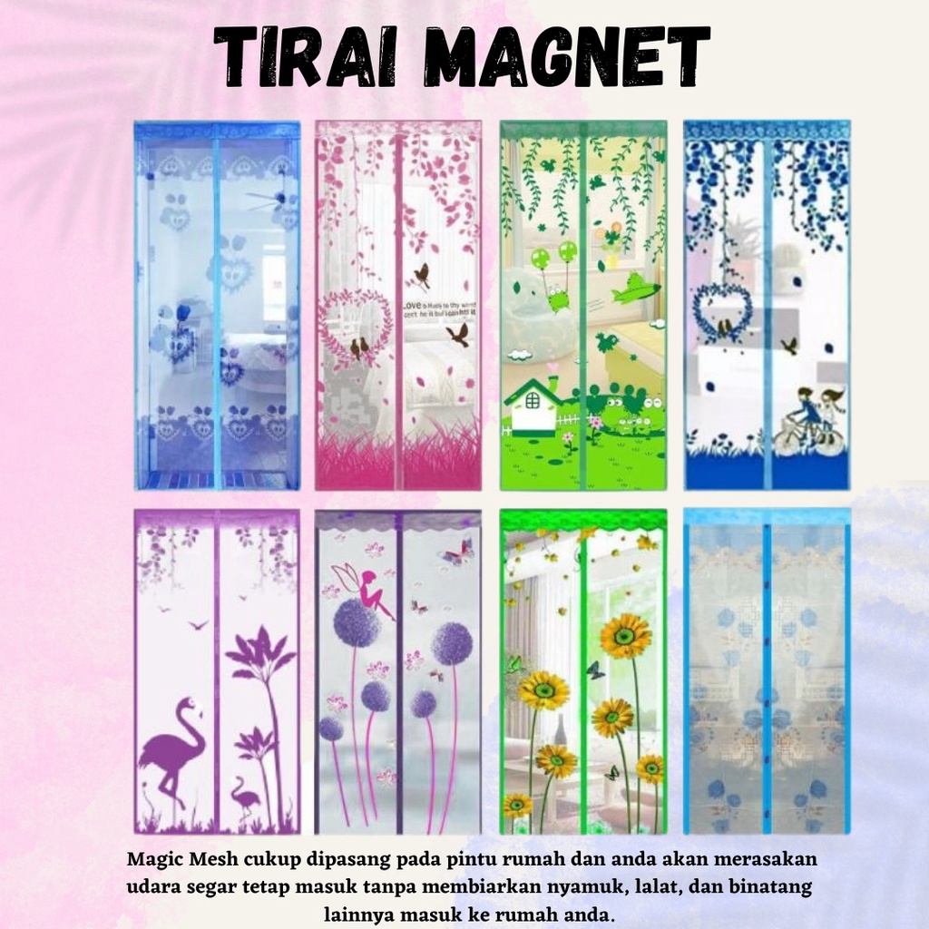 ORIGINAL HARGA DISKON!! TIRAI MAGNET ANTI NYAMUK MOTIF KARAKTER