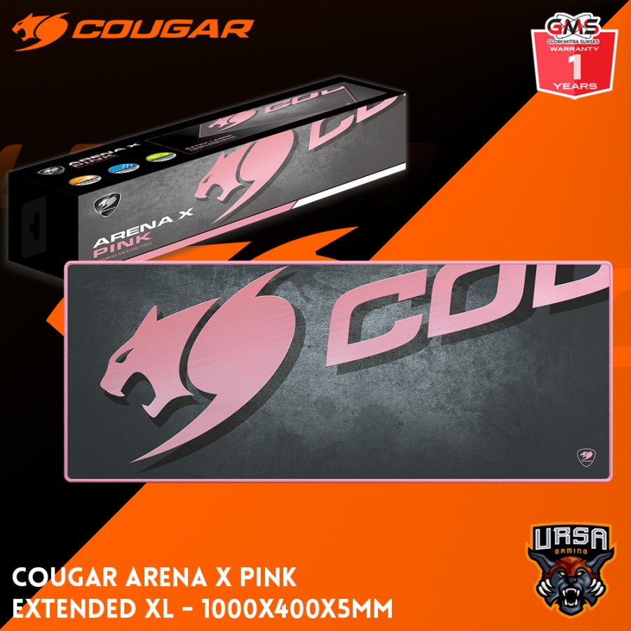 Mousepad Cougar Arena X PINK | Extended 100x40x0.5cm Mouse Pad Gaming