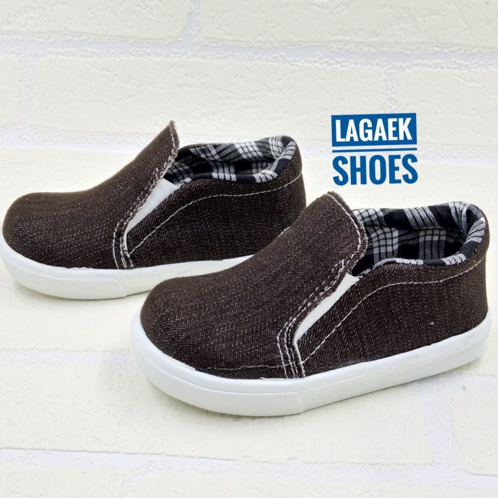 Sepatu Anak Laki Usia 1 4 5 6 Tahun Model Jeans Reject Layak Pakai [SEPATU REJECT]